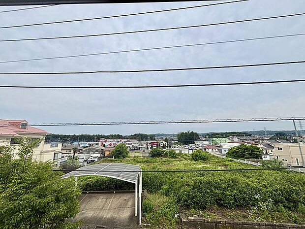 バルコニーからの抜けた眺望