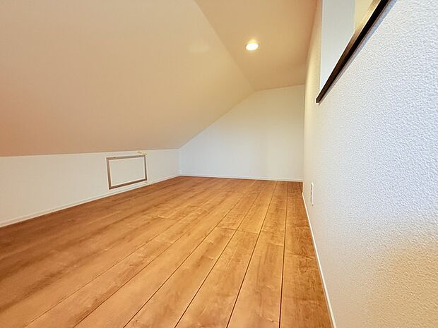 収納豊富な間取りで家の中がスッキリ片付きそうです。 小屋裏収納庫5.5帖