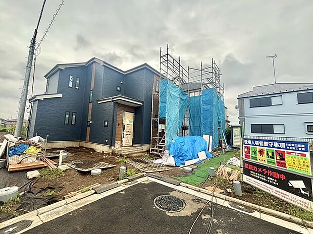 前面道路は通り抜けができないため、交通量が少なく静かな住環境です。 