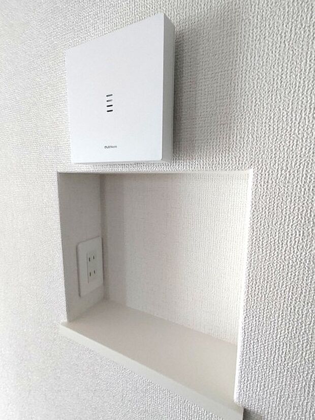 2口コンセント付きニッチ
