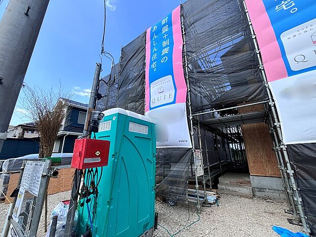 カースペース3台並列駐車が可能な、敷地面積約36.37坪の4LDK 建物完成は2026年9月予定