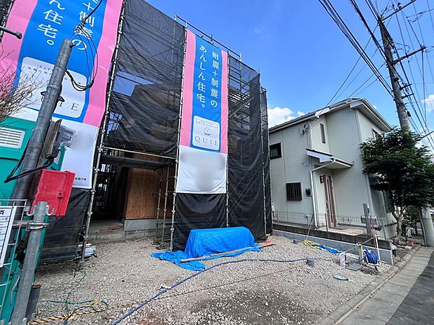 土地面積正味約36.37坪の敷地に建つ4LDK 建物完成は2026年9月予定です