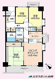ハイツ狭山 3LDKの間取図画像