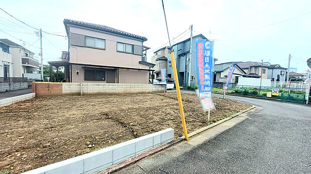 3方角地で開放感がります。