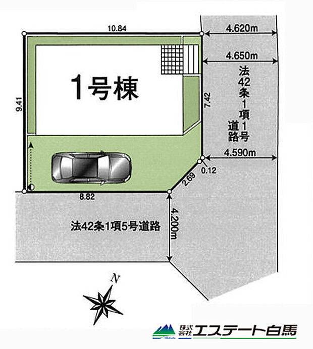 開放感のある角地です。