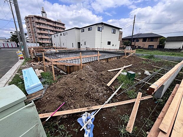建築中です 建物完成は令和8年10月下旬予定