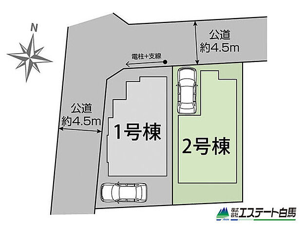 車通りも少ない閑静な住宅街です。