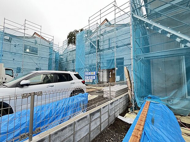 新生活の完成へ向けて着実に進む工事の様子です