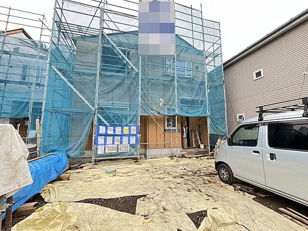 新しい暮らしの始まりを楽しみに待つ丁寧な施工現場の佇まい
