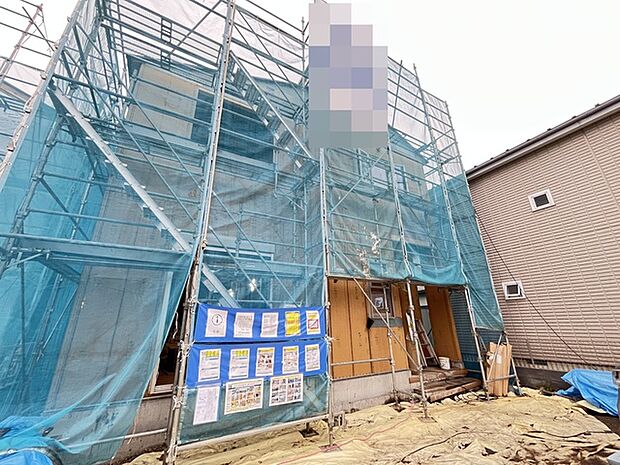 着々と進む工事の様子に、新しい暮らしへの期待が高まる空間です