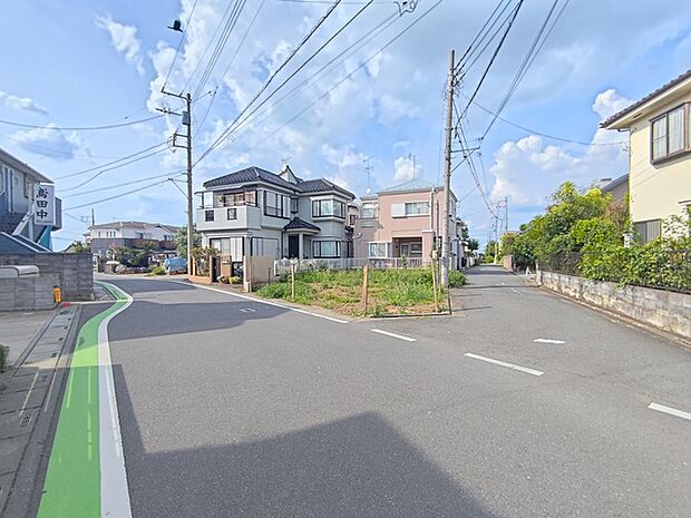 開放感のある南東角地!