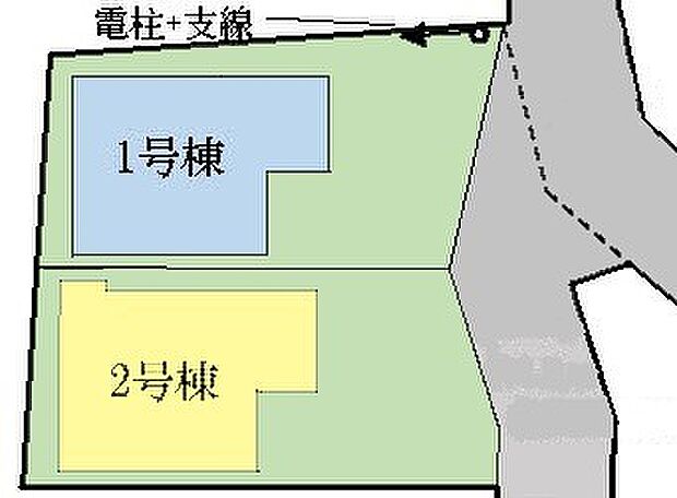 区画図 2号棟