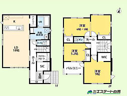 所沢市上安松全2棟 新築戸建