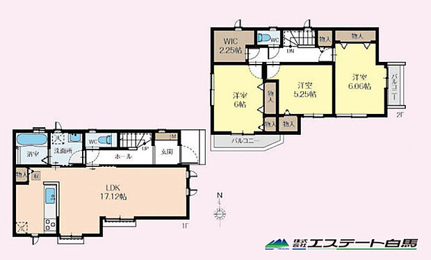 全室南向きの明るい間取り