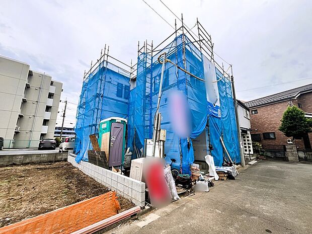 建物は令和8年10月中旬完成予定です