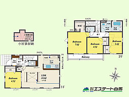 東久留米市南沢5丁目全2棟 新築戸建
