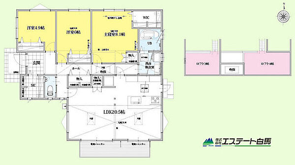 間取りを拡大表示