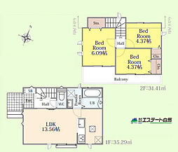 ふじみ野市亀久保全1棟 新築戸建