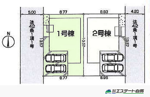 区画図−1号棟