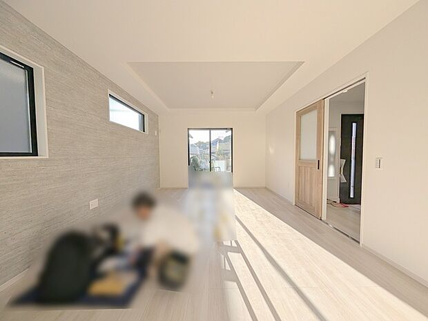 家族が自然に集りそうな広さが魅力のLDK。