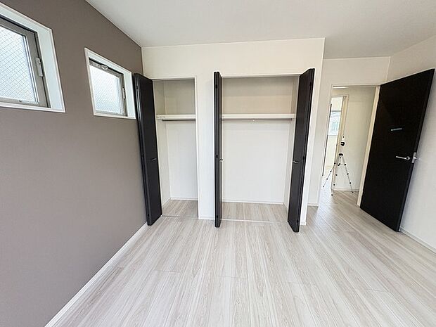 部屋ごとに設けた収納は、住みやすさへのこだわり。 