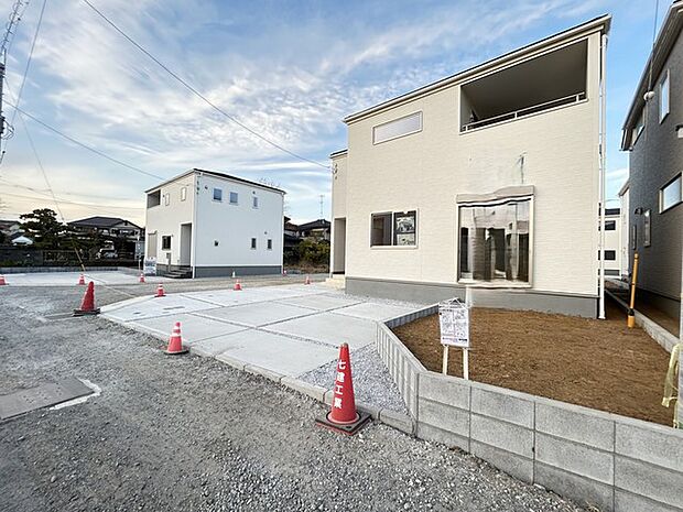 そんなに大きくはないけれど、お庭が持てるのが持家の魅力。