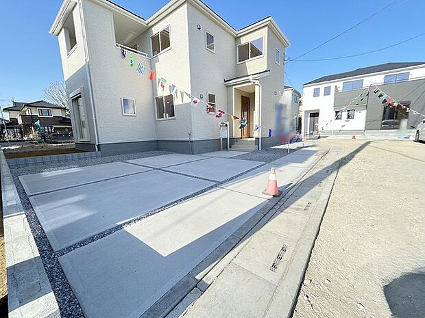 駐車場は3台可。 