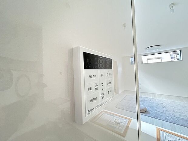 ここから追い炊きも湯張りもワンプッシュ。 