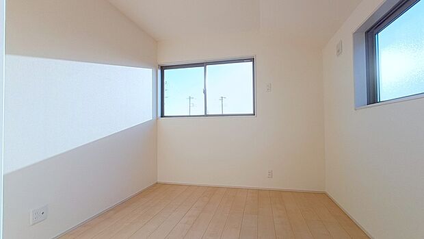 子供部屋には丁度良い洋室。サイズは5.3帖。 