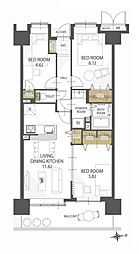 間取図画像 3LDK