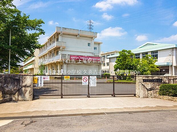久喜市立太田小学校(720m)