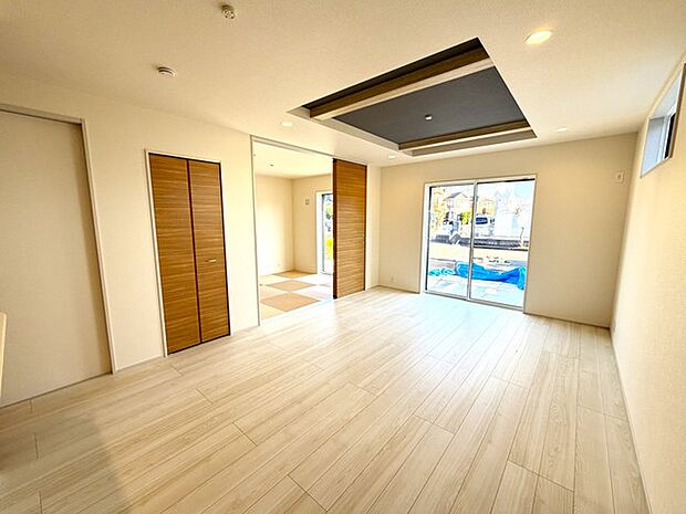 家族団らんの時間も増えそうな、くつろぎのＬＤＫ。