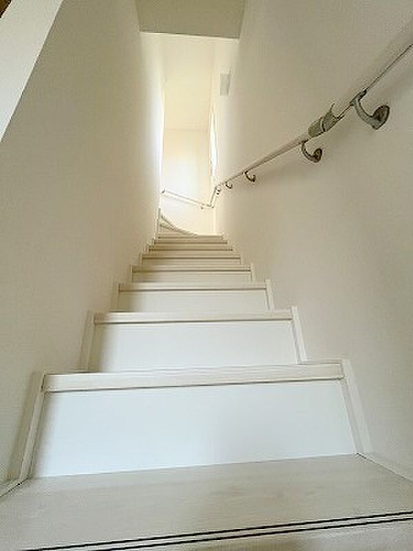 手すり付き階段