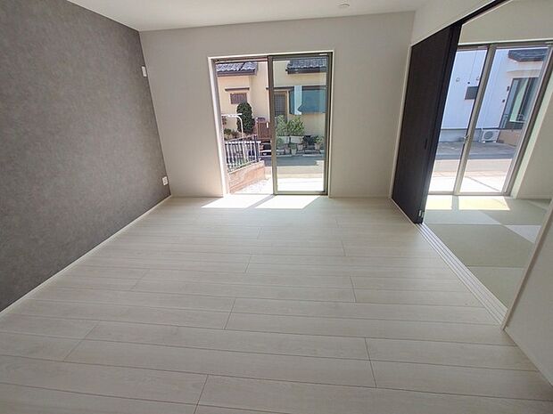 開放感と採光にこだわったLDK。