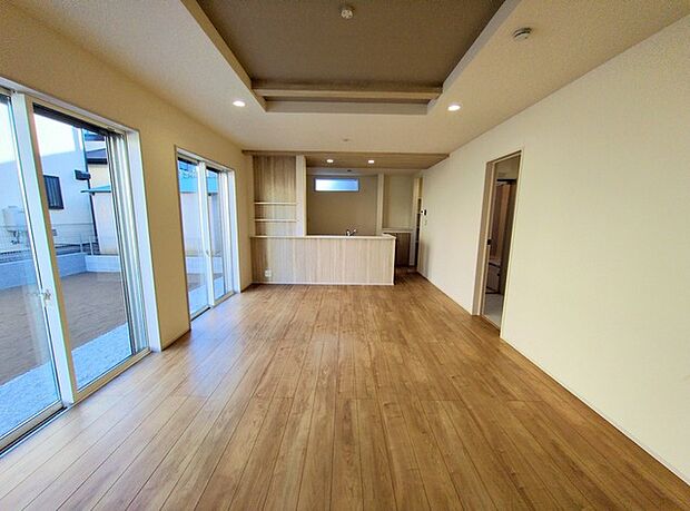 快適性とゆとりをデザインした広々リビング