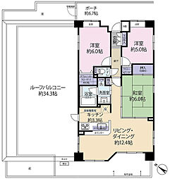 間取図画像 3LDK