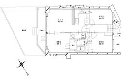 浦和別所沼公園ローヤルコーポ 3LDKの間取図画像