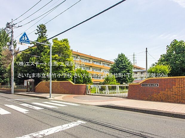 さいたま市立植竹小学校(350m)