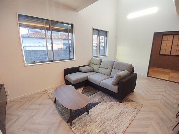 家族団らんの時間も増えそうな、くつろぎのＬＤＫ。 