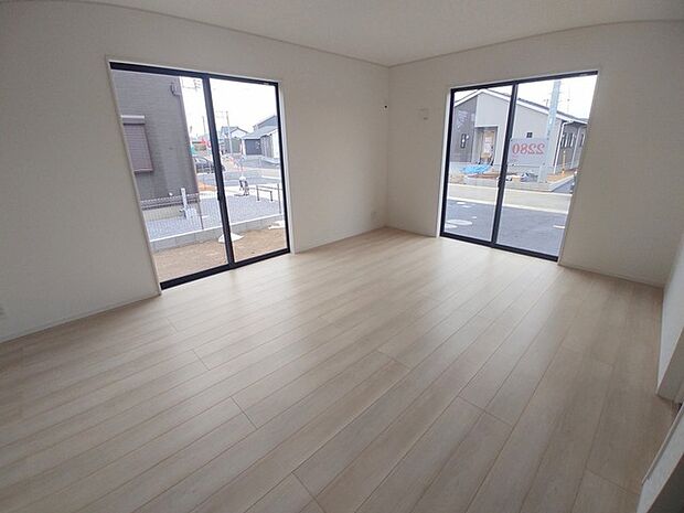 開放感と採光にこだわったLDK。