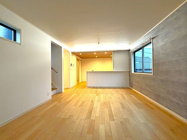 カウンターキッチンなのでいつでもご家族みんなで楽しい会話ができますね〇