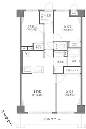 間取図画像 3LDK