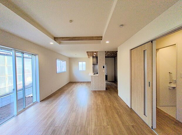 家族団らんの時間も増えそうな、くつろぎのＬＤＫ。 