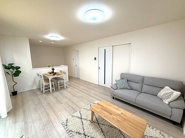 家族団らんの時間も増えそうな、くつろぎのＬＤＫ。 