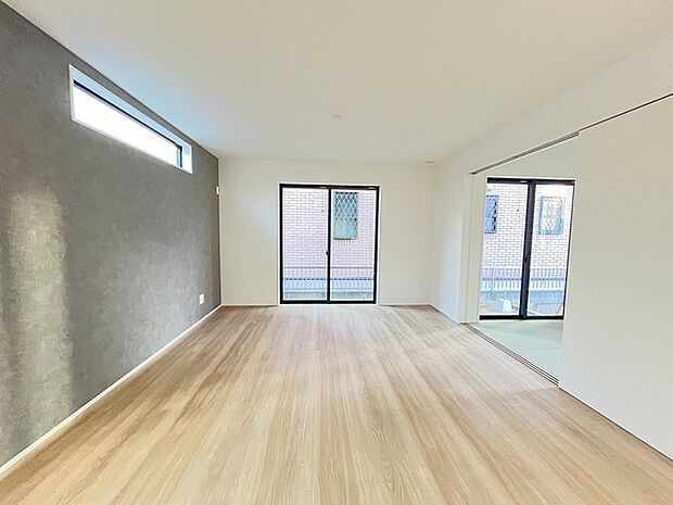 開放感と採光にこだわった、16帖のＬＤＫ。 