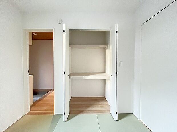部屋ごとに設けた収納は、住みやすさへのこだわり。 