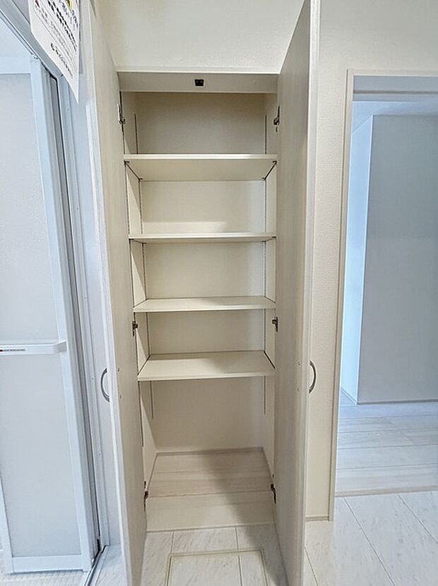 大容量の収納スペースで、住空間もスッキリ広々。