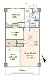 間取図画像 3LDK