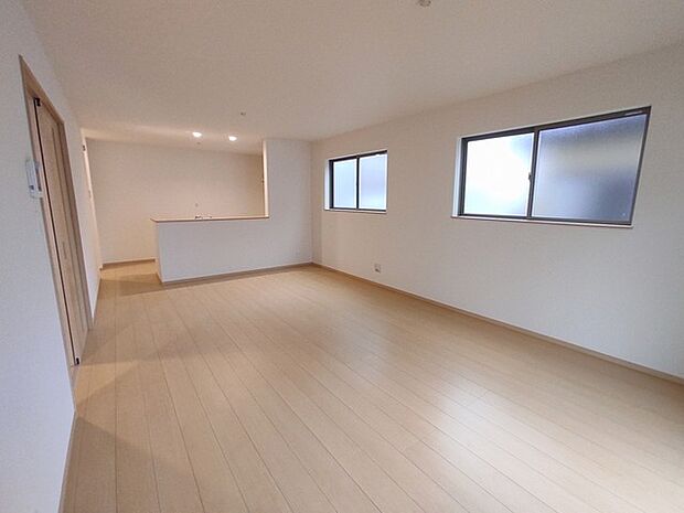 開放感と採光にこだわったLDK。