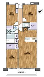間取図画像 3LDK